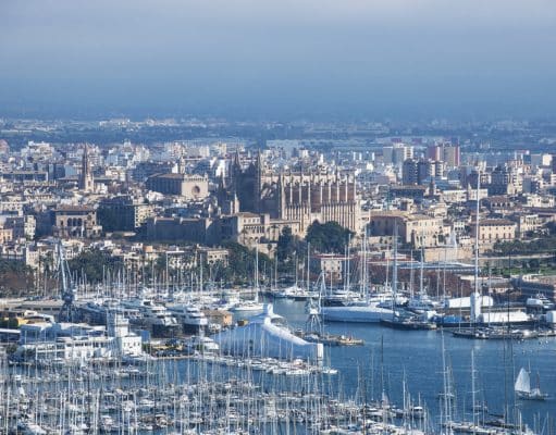 Mallorca en cinco días Panorámica bahía de Palma de Mallorca