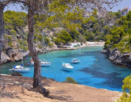Fondear en Mallorca, las mejores calas Fondear en Mallorca, Cala Pi