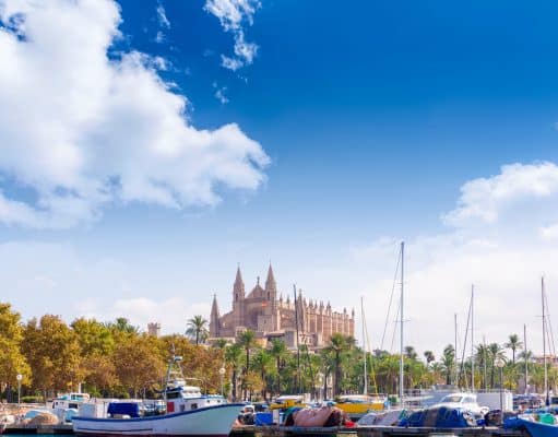 Qué hacer en Palma de Mallorca. Guía para visitar Palma de Mallorca Puerto marítimo de Mallorca y Catedral